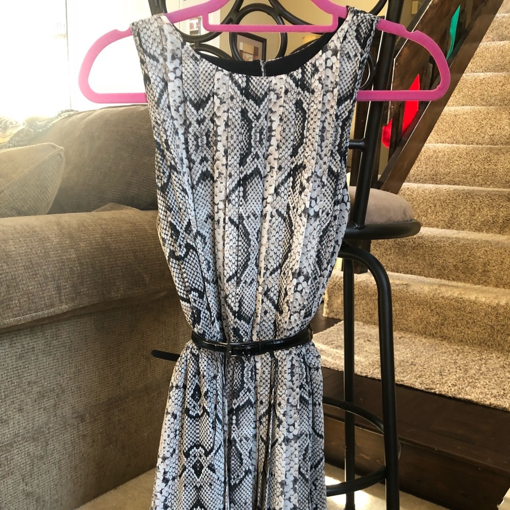Jessica Simpson snakeskin pattern dress